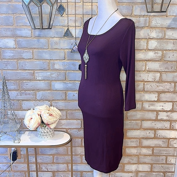 Victoria’s Secret Purple Dress w/ Plunging Back, Size M. - Picture 6 of 11